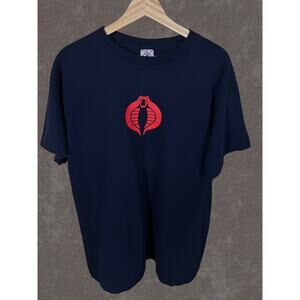 Vintage Cobra GI Joe Navy Blue Tee shirt 2000